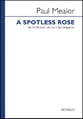 A Spotless Rose SATB choral sheet music cover